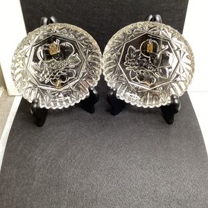 Vintage crystal cut glass